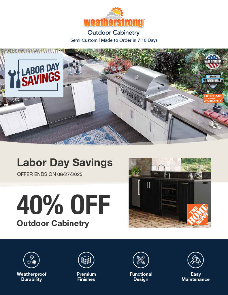 Labor Day Sales Event! 40% Off WeatherStrong