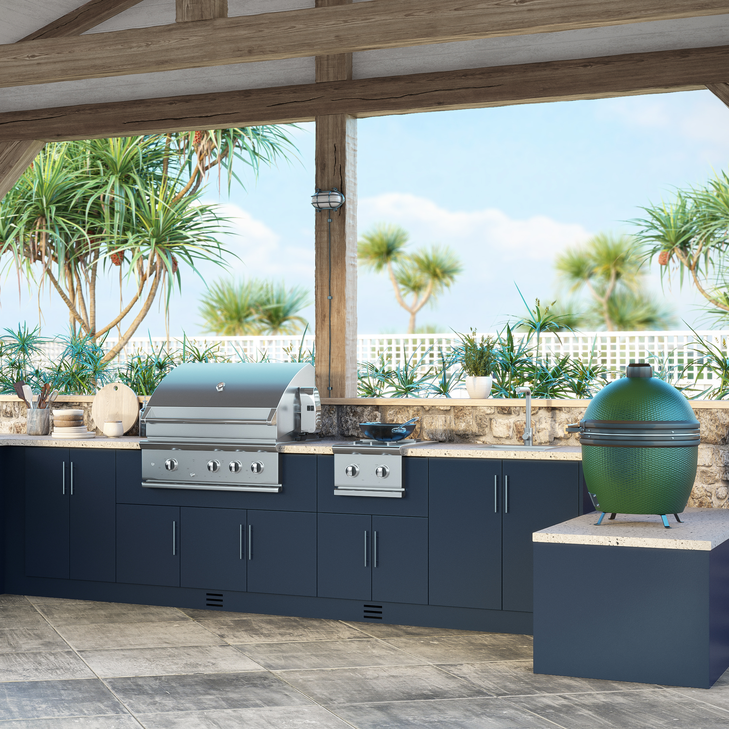 Designing for Durability: Elevate Outdoor Kitchens with WeatherStrong® Cabinetry