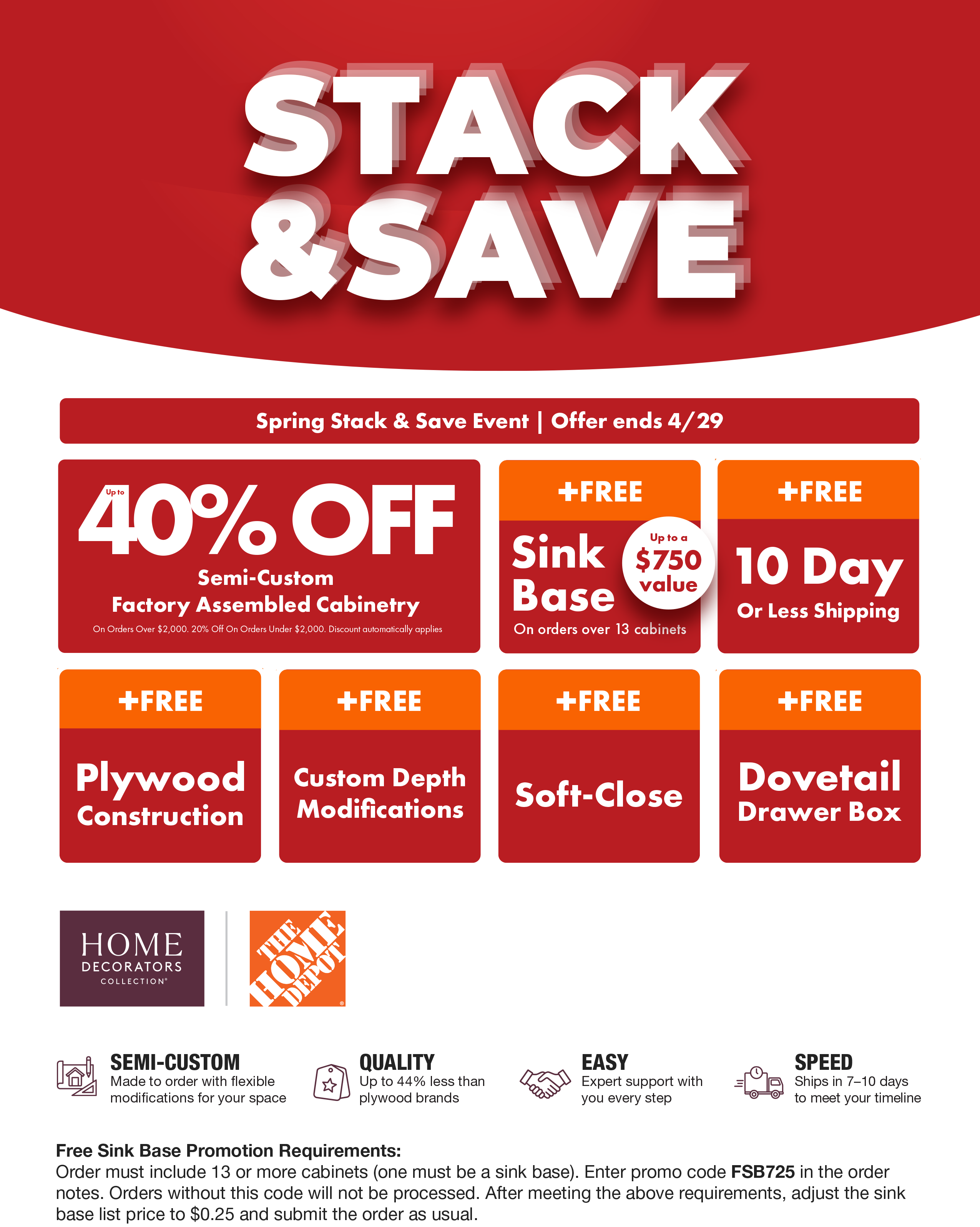 Spring STACK & SAVE Event - Stack Your Savings!