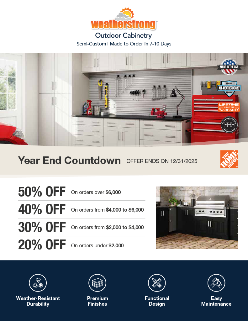 Year End Countdown! up to 50% Off WeatherStrong®