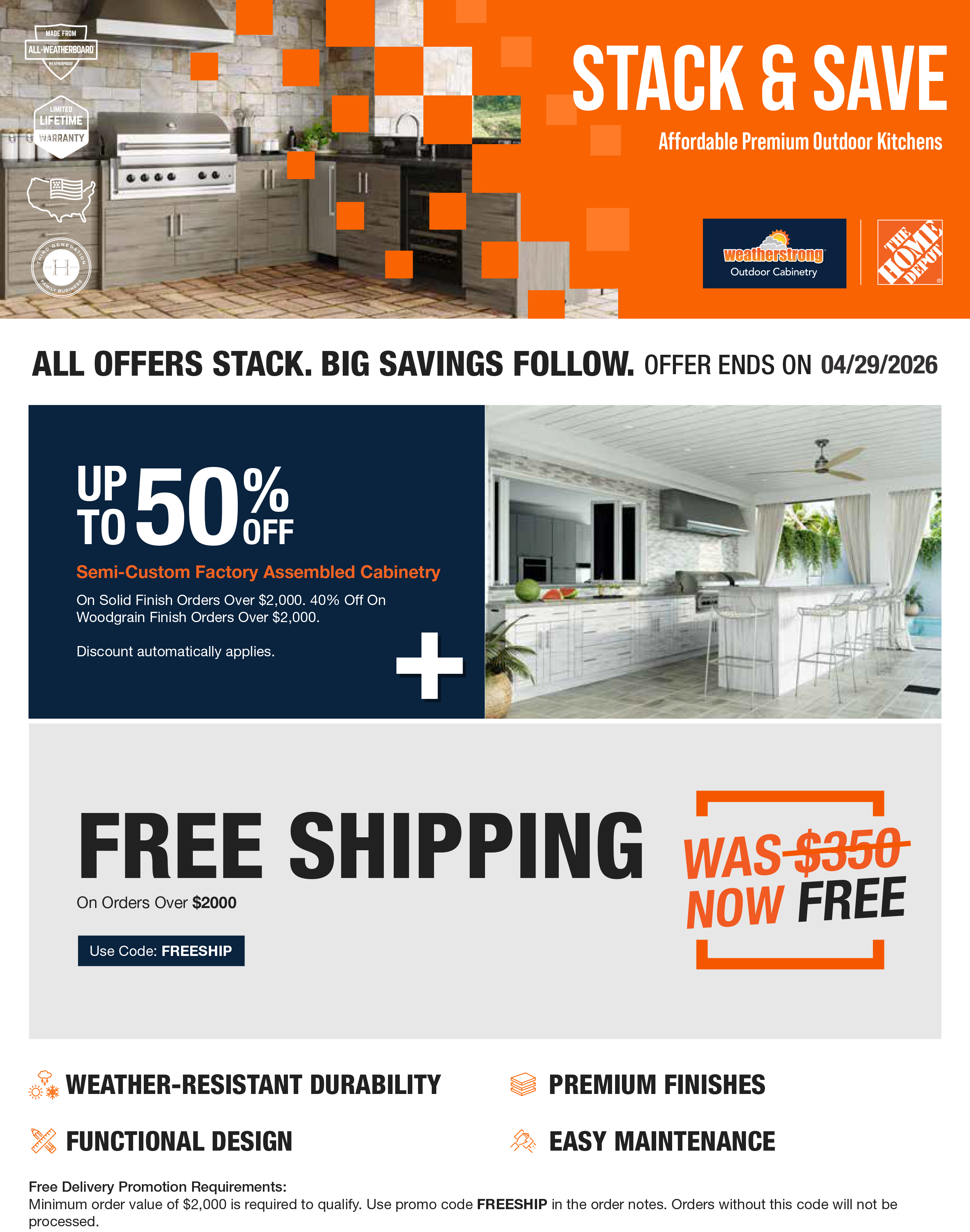 Stack & Save! Up to 50% + Free Delivery