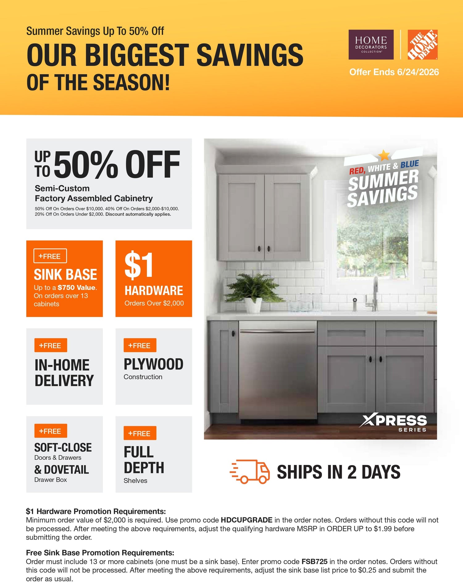Red, White & Blue Summer Savings: Save on 2-Day Xpress!