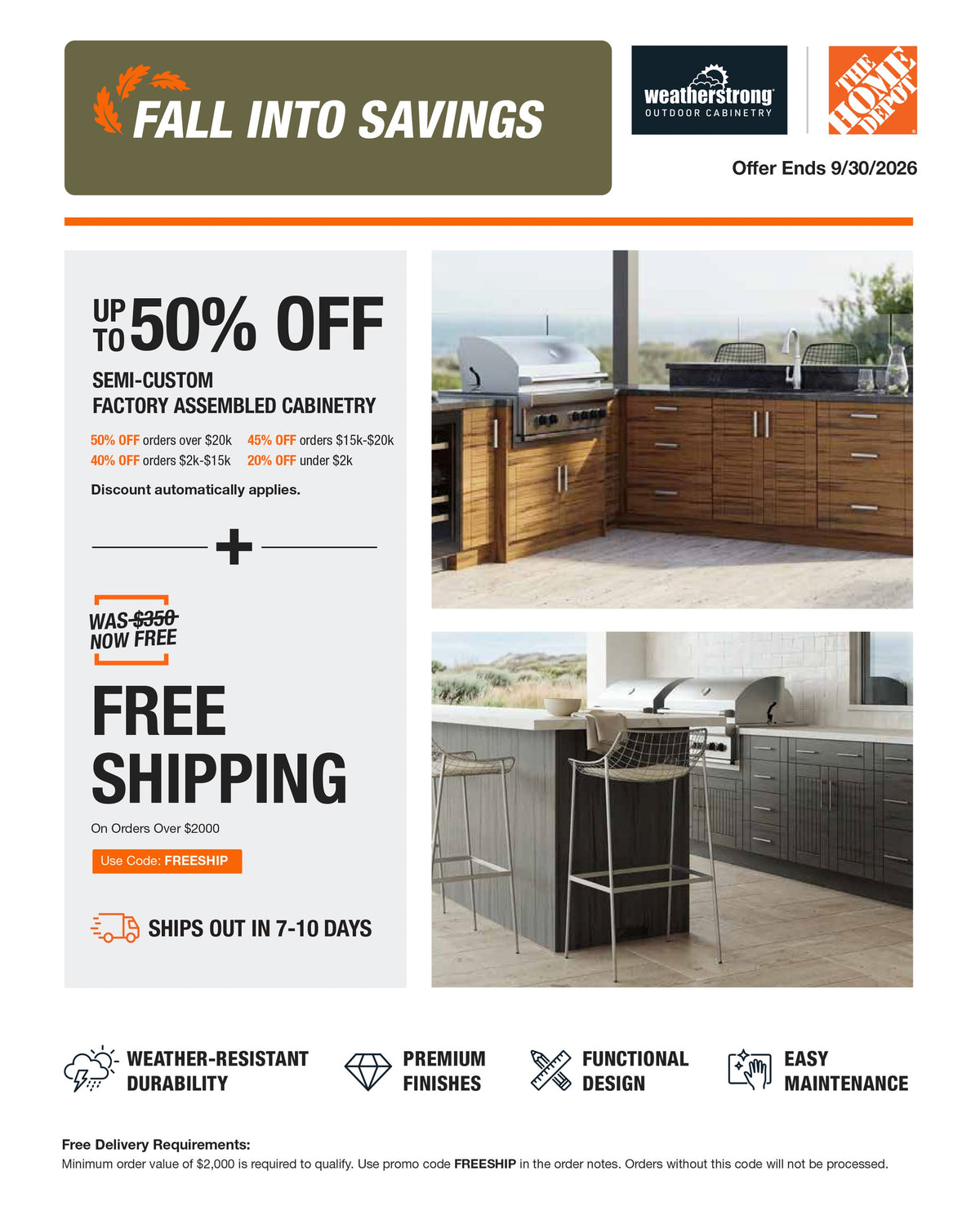 Fall Into Savings: Up to 50% OFF + Free Delivery!