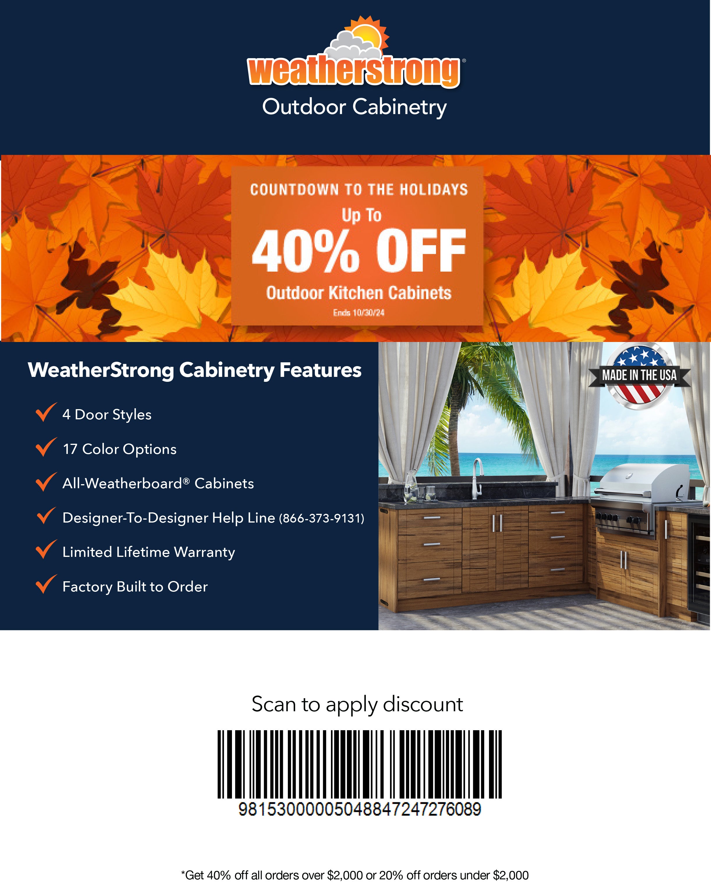 Countdown To The Holidays: 40% Off WeatherStrong