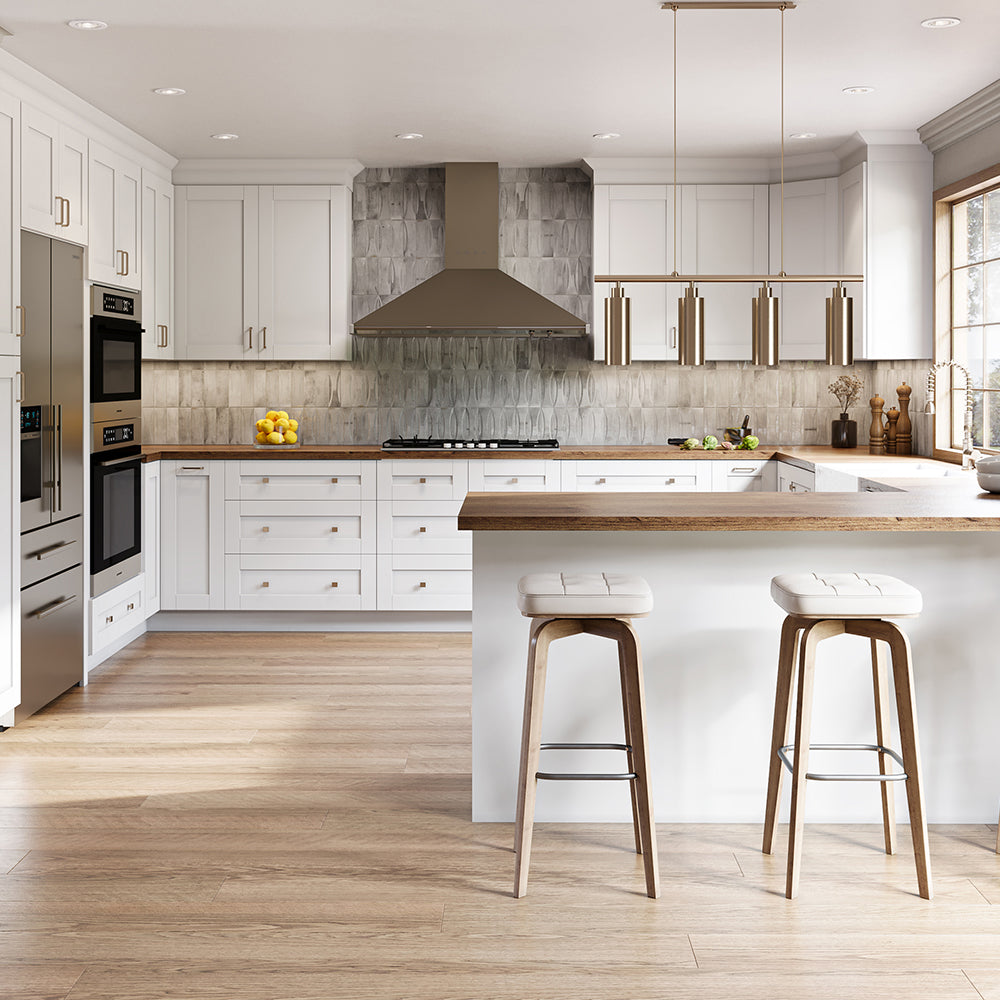 White Shaker Kitchen Cabinets: A Go-To Choice for Kitchen Designers