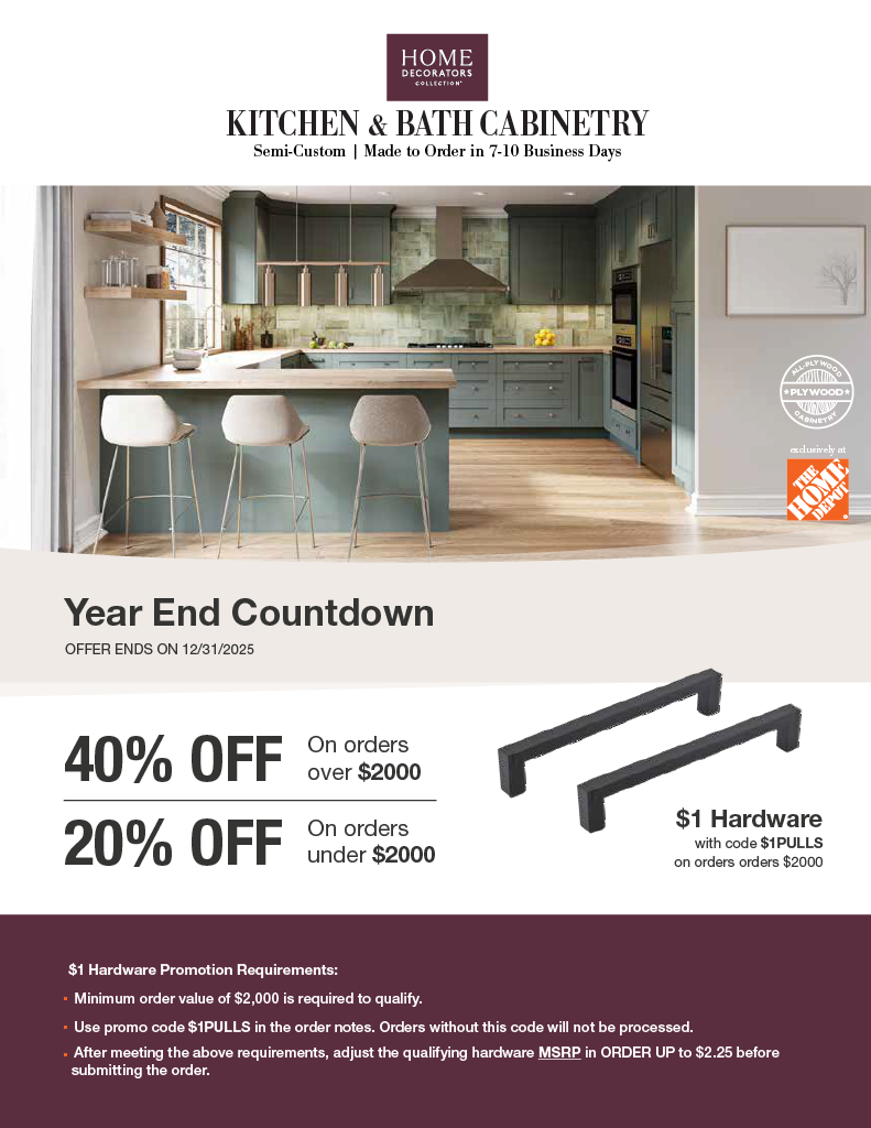 Year End Countdown! Up to 40% Off Home Decorators Collection